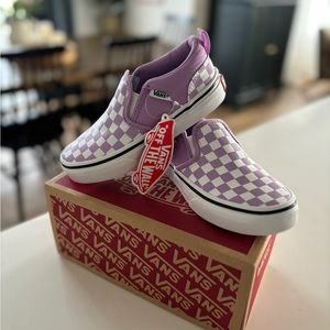 Girls Vans Slip-On Sneakers 12C *New in Box* - Lavender